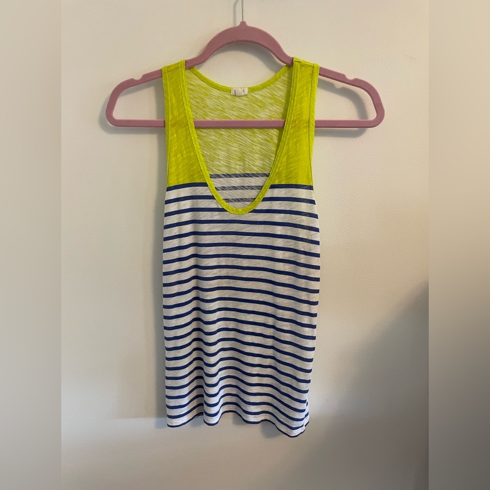 J Crew Striped Tank Top